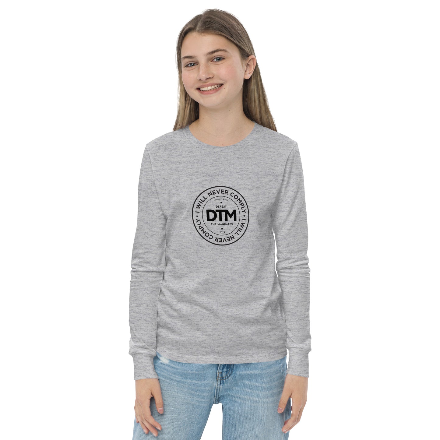 NEVER COMPLY Youth long sleeve tee