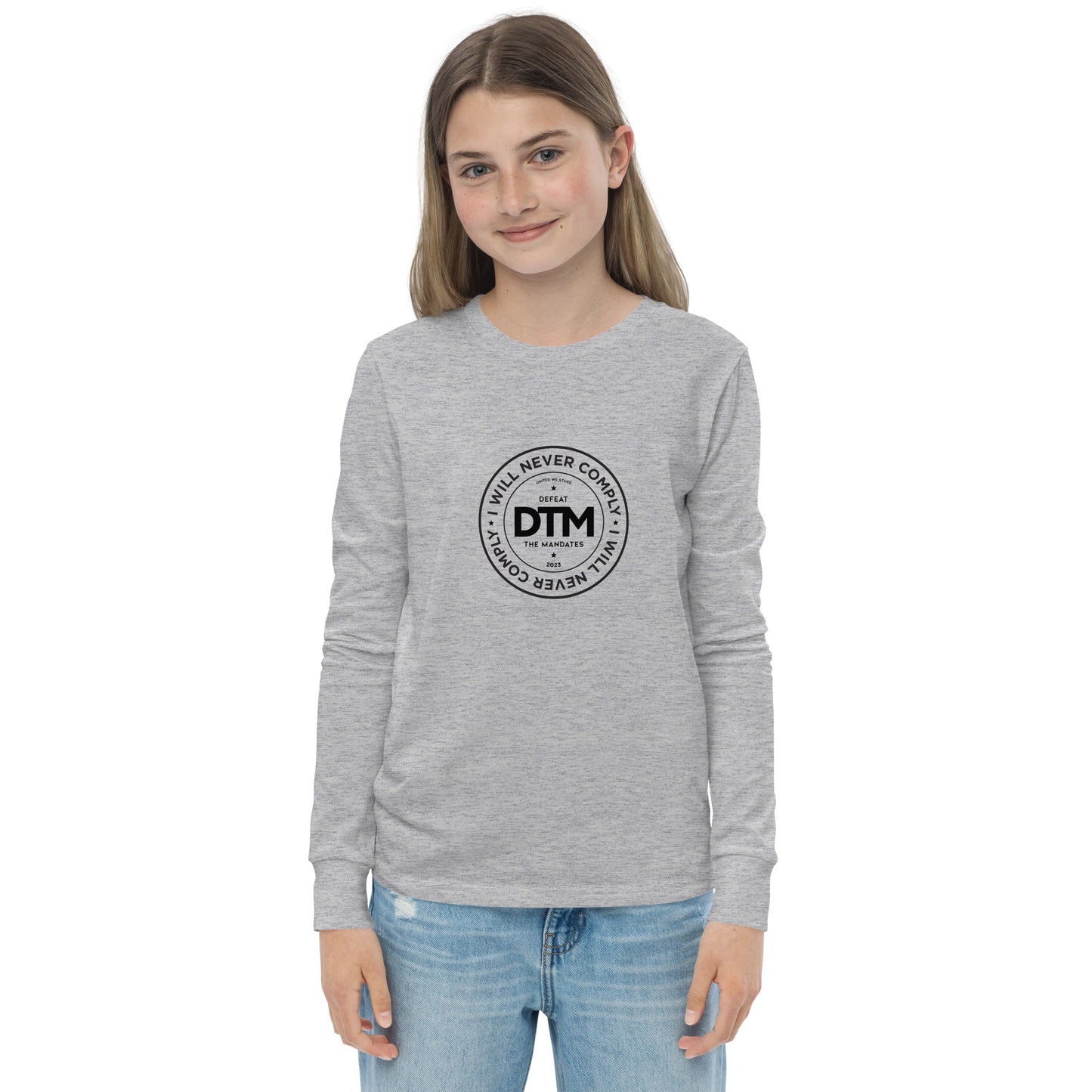 NEVER COMPLY Youth long sleeve tee