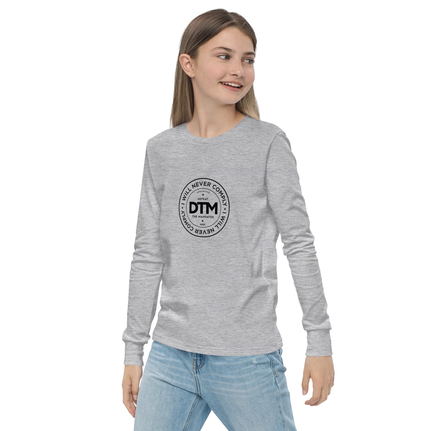 NEVER COMPLY Youth long sleeve tee
