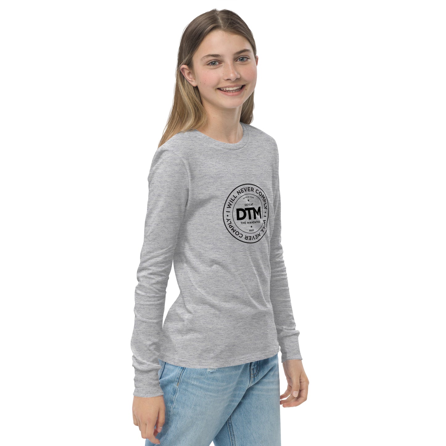 NEVER COMPLY Youth long sleeve tee