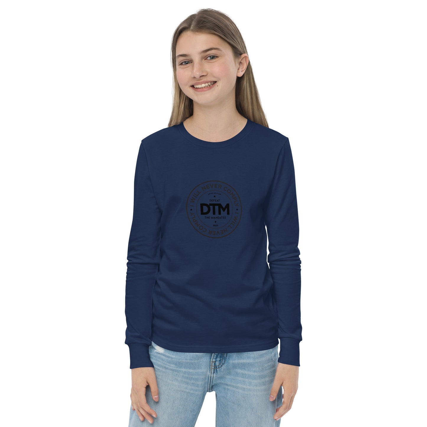 NEVER COMPLY Youth long sleeve tee