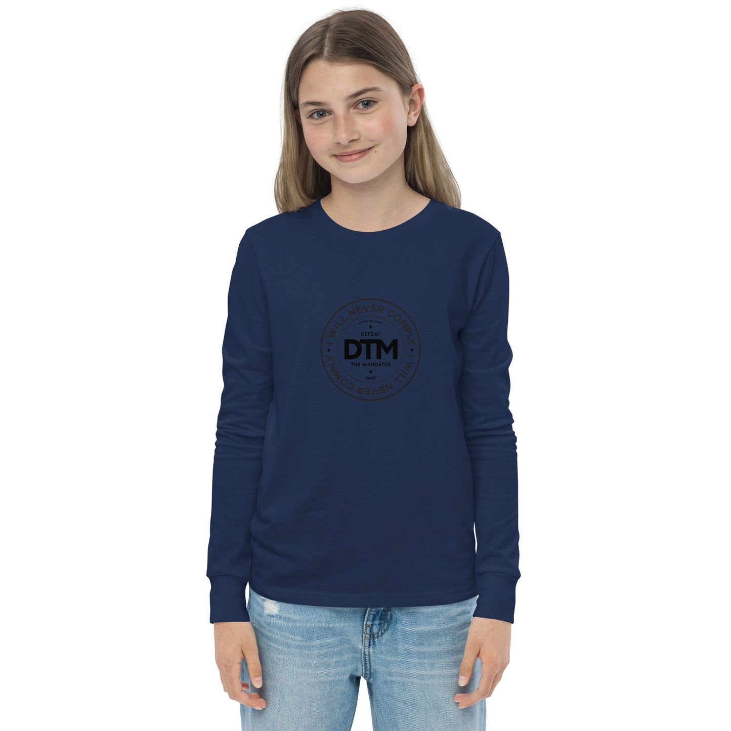 NEVER COMPLY Youth long sleeve tee