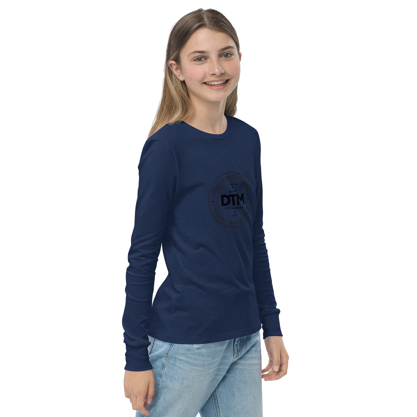 NEVER COMPLY Youth long sleeve tee