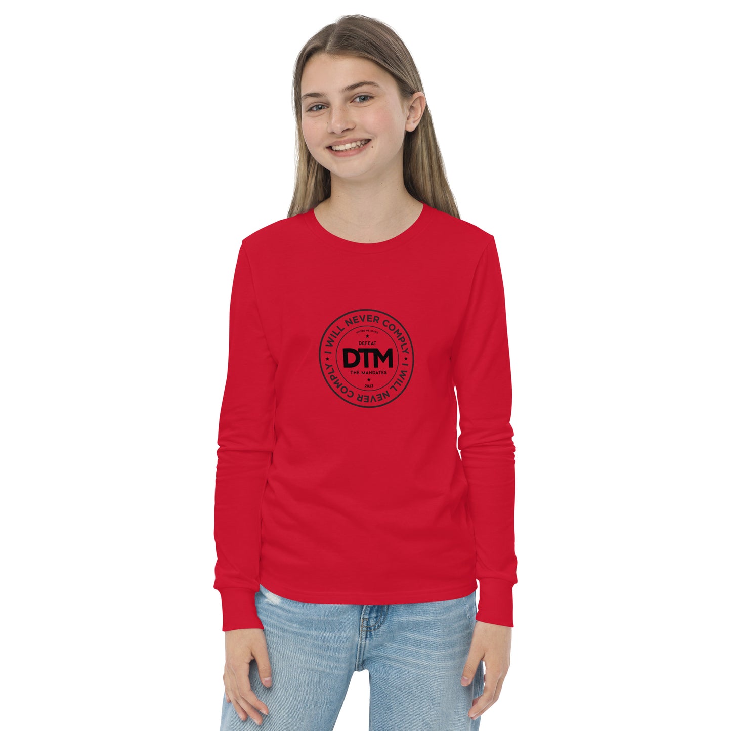 NEVER COMPLY Youth long sleeve tee