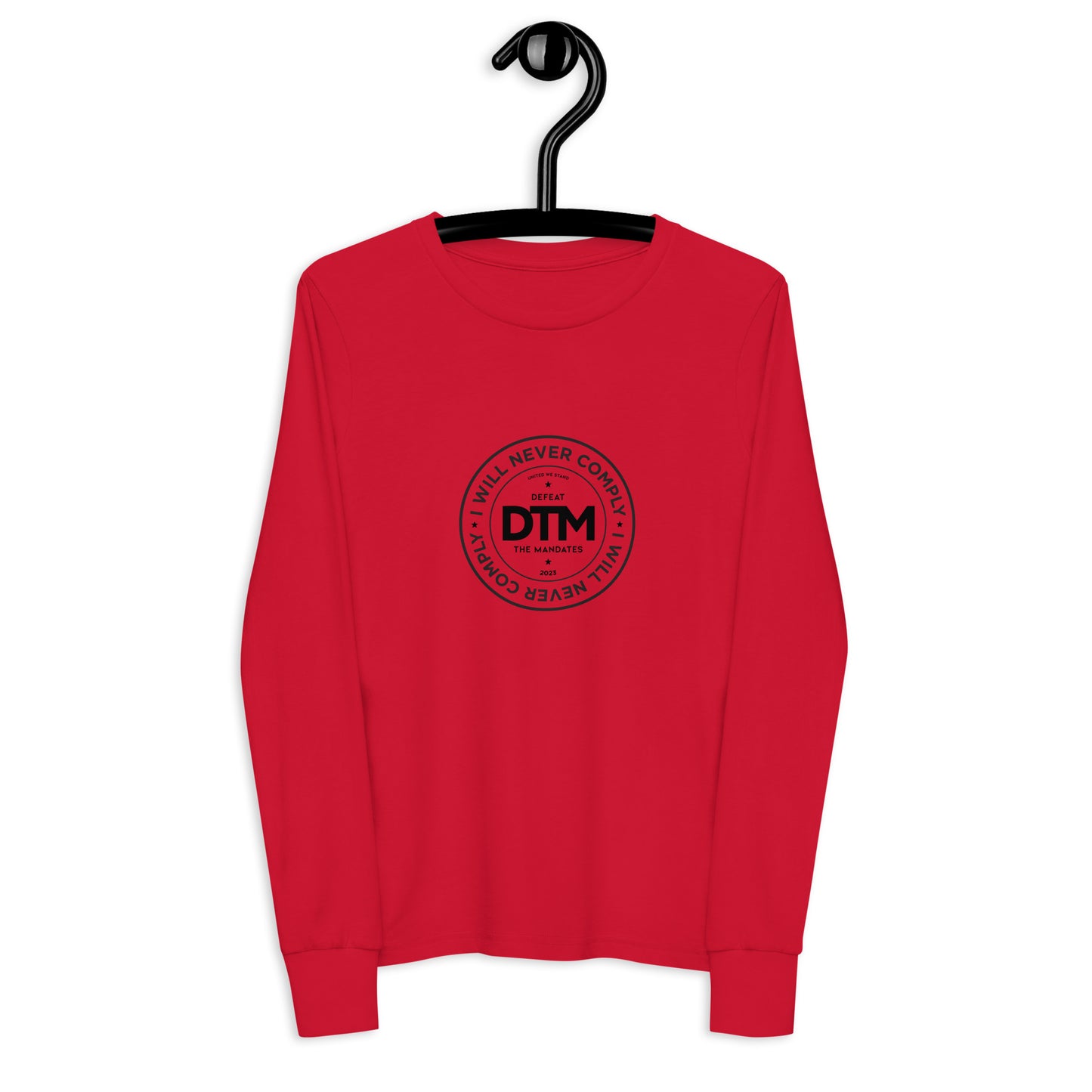 NEVER COMPLY Youth long sleeve tee