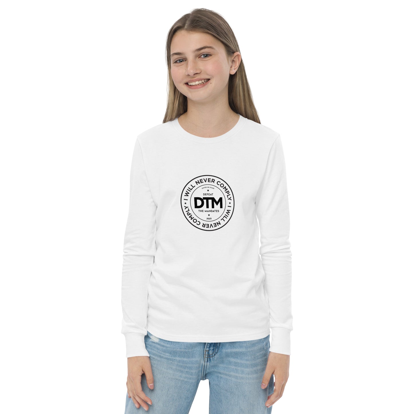 NEVER COMPLY Youth long sleeve tee