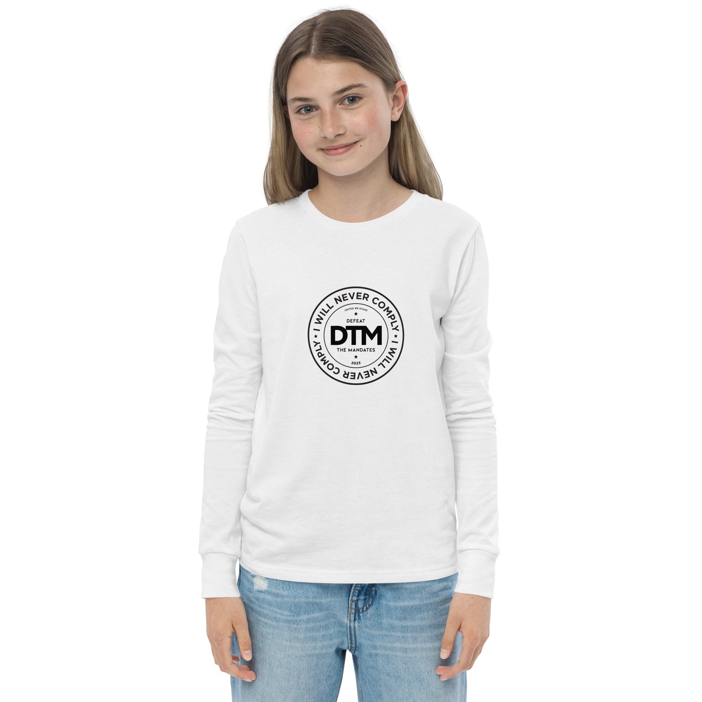 NEVER COMPLY Youth long sleeve tee