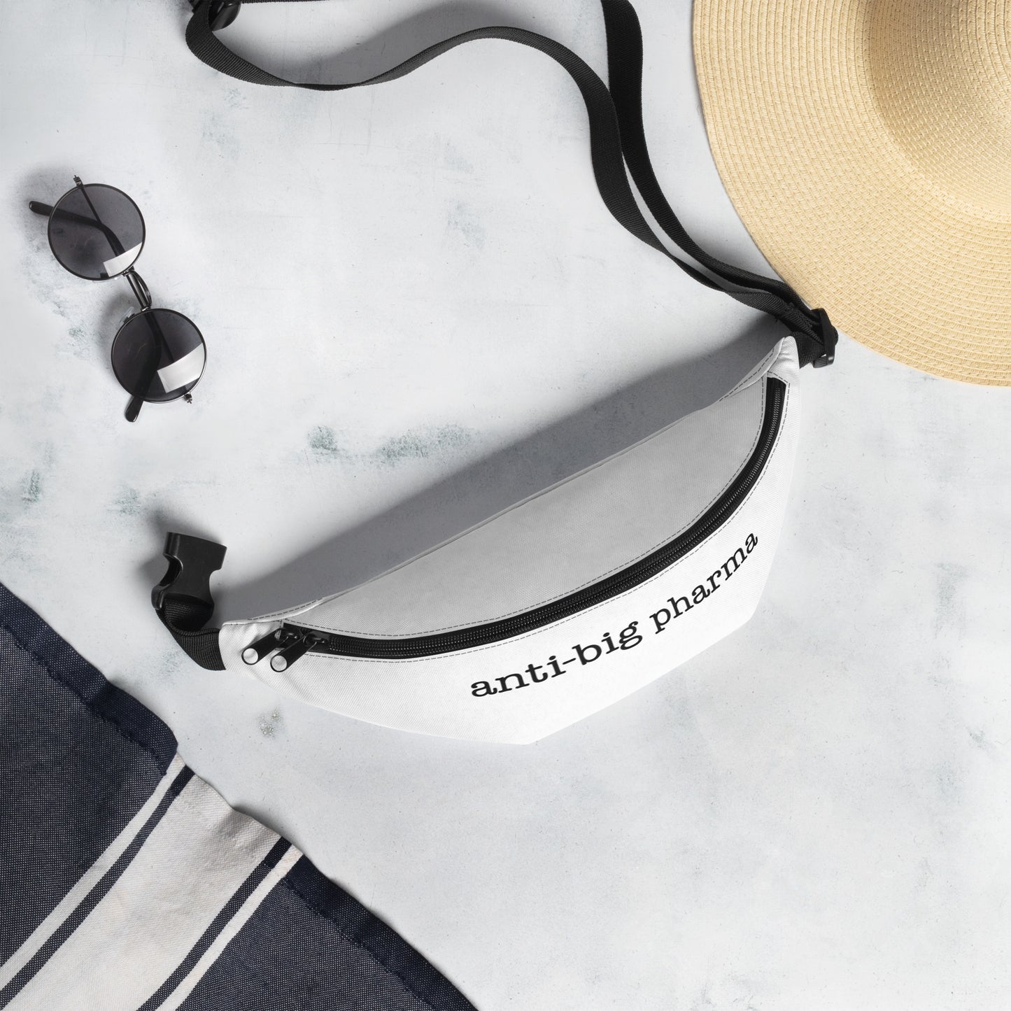 anti-big pharma fanny pack