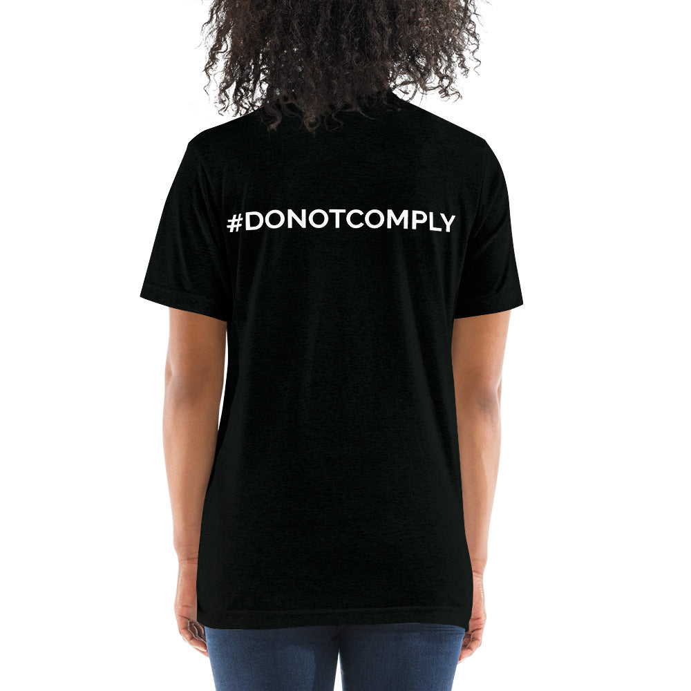 DTM DC Short sleeve t-shirt with #DONOTCOMPLY back