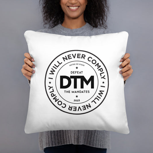NEVER COMPLY Basic Pillow