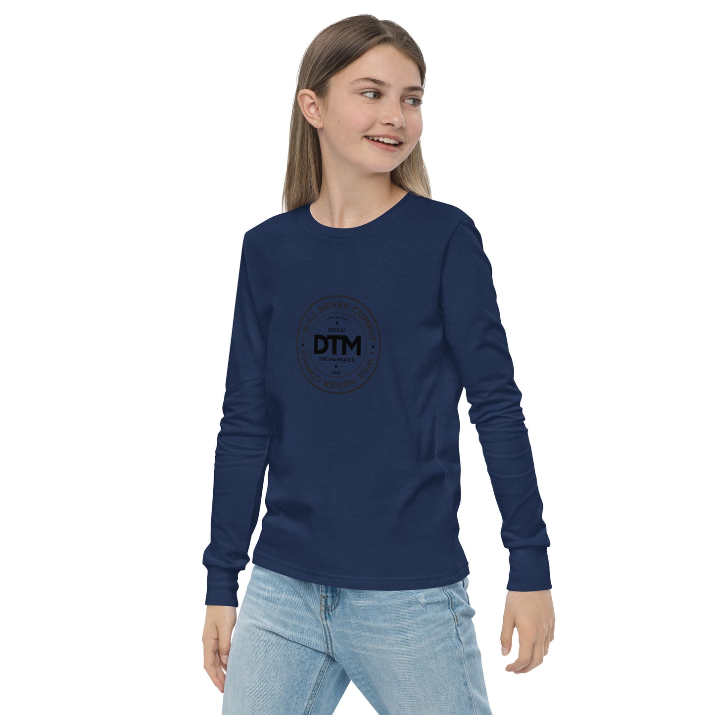 NEVER COMPLY Youth long sleeve tee