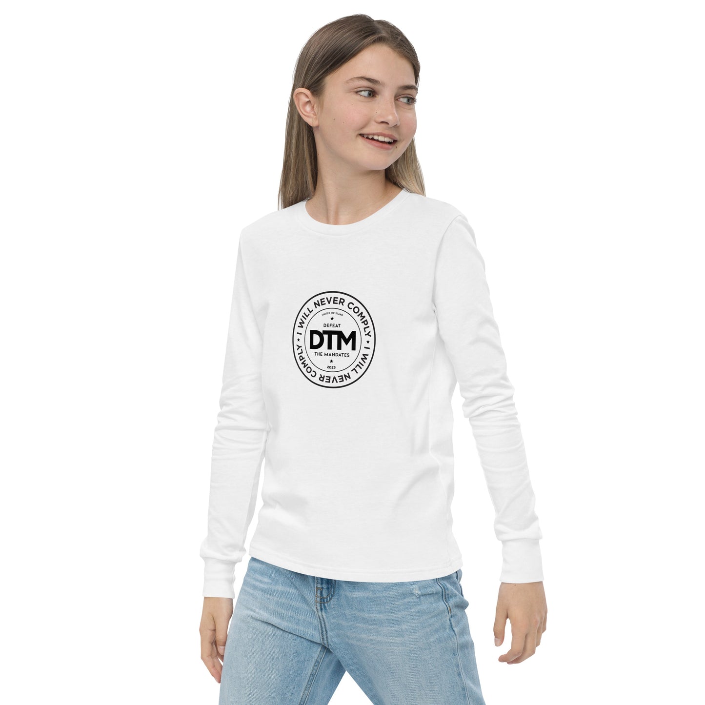 NEVER COMPLY Youth long sleeve tee