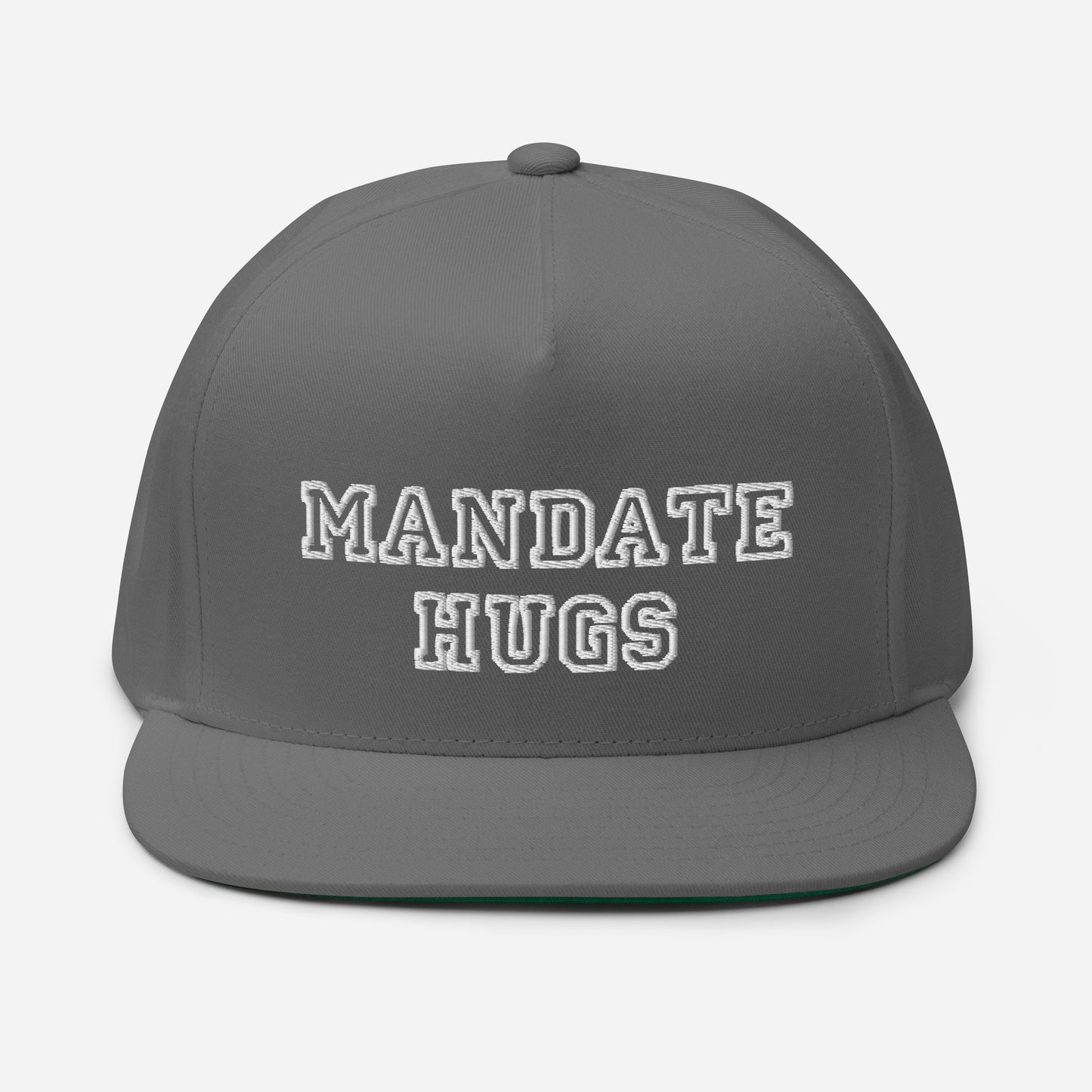 Mandate Hugs Flat Bill Cap