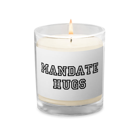 Mandate Hugs Glass Jar Candle