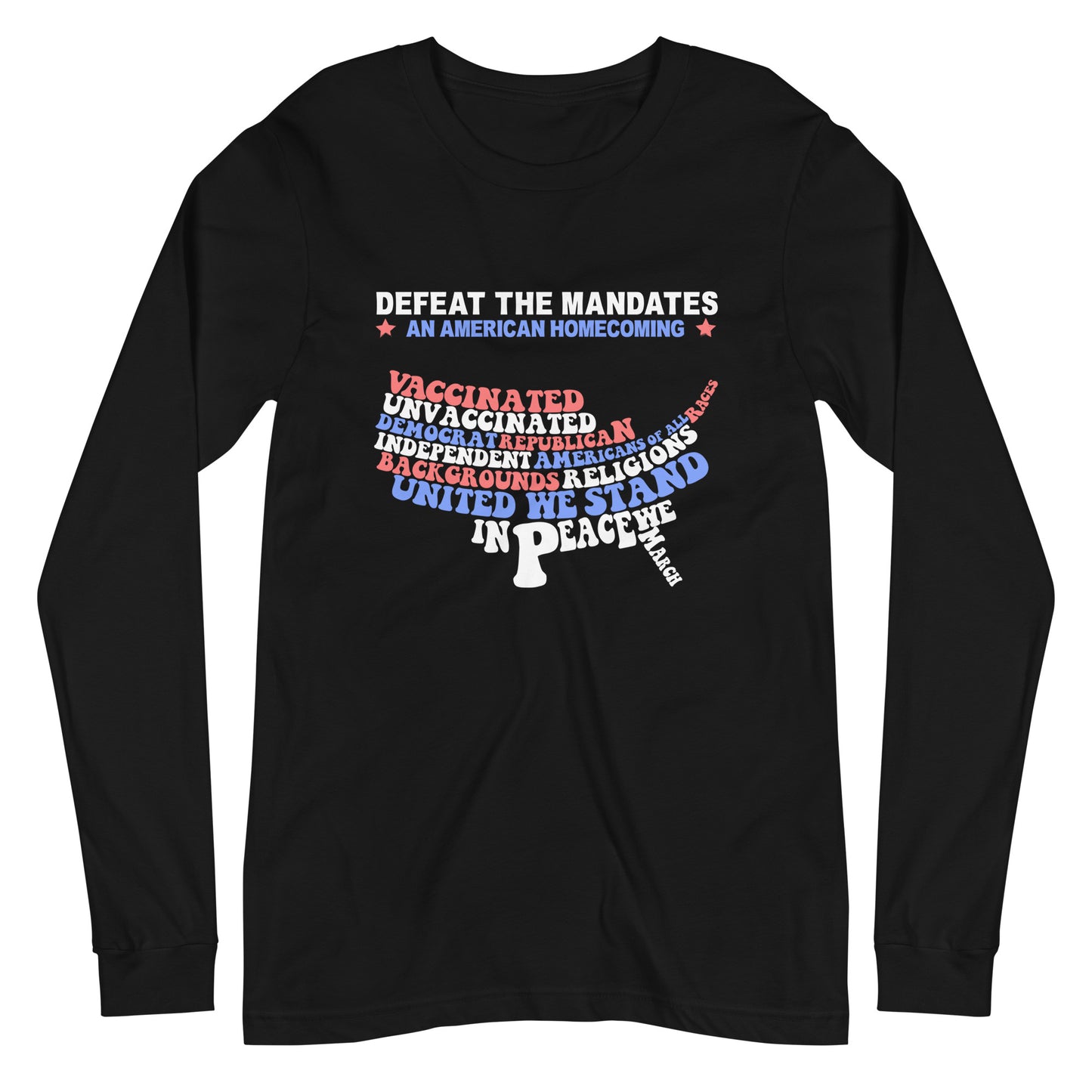 DTM DC Unisex Long Sleeve Tee with #DONOTCOMPLY back