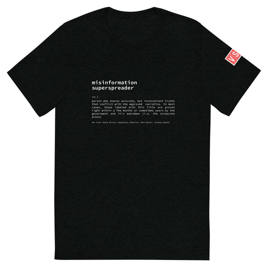 Misinformation Superspreader Short sleeve t-shirt