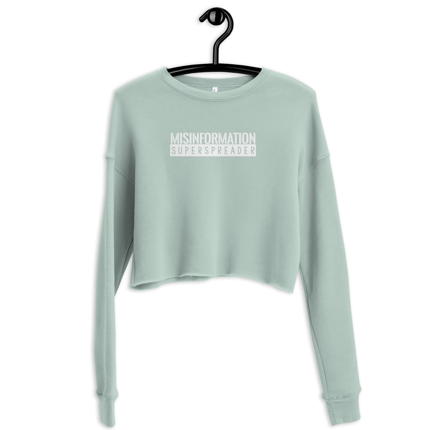 Misinformation Superspreader Crop Sweatshirt