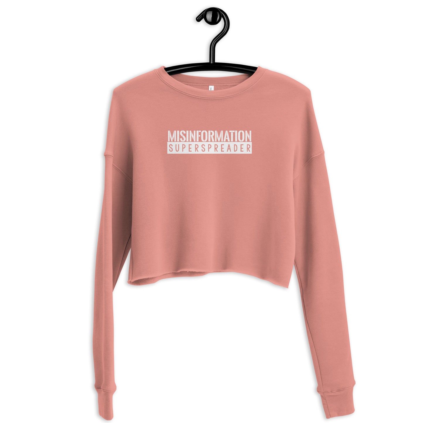 Miisinformation Superspreader Crop Sweatshirt