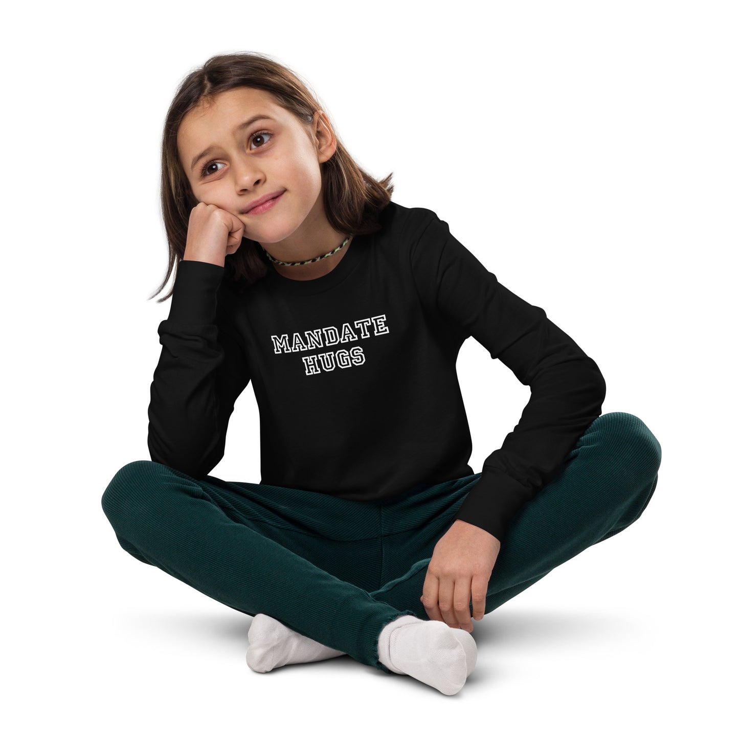 Mandate Hugs Youth Long Sleeve Tee