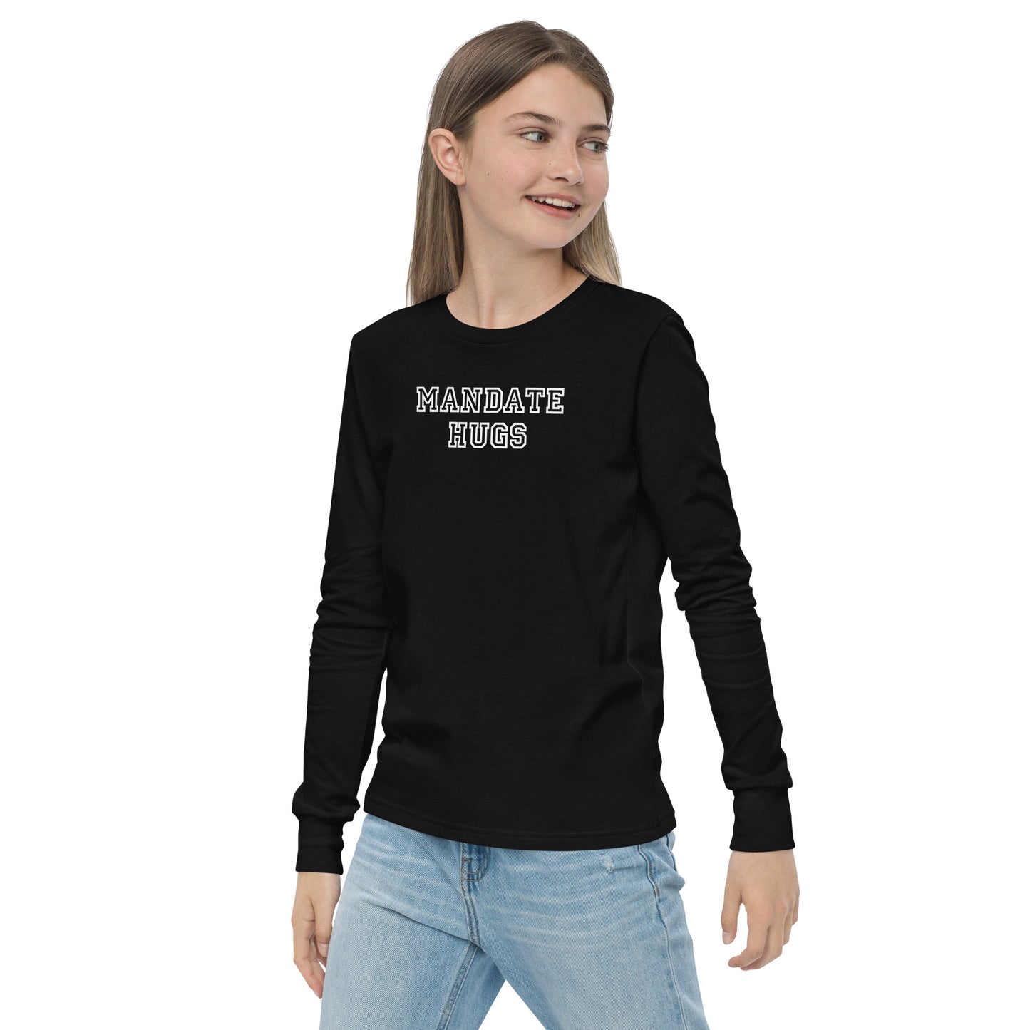 Mandate Hugs Youth Long Sleeve Tee